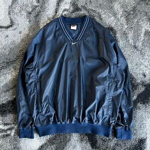 Vintage 90s Nike Navy Blue Lightweight Windbreaker
